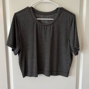 Lululemon cropped short sleeve top